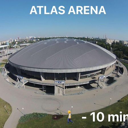 Scandinavian Zoo Atlas Arena Retkinia District Parking Łódź Esterno foto